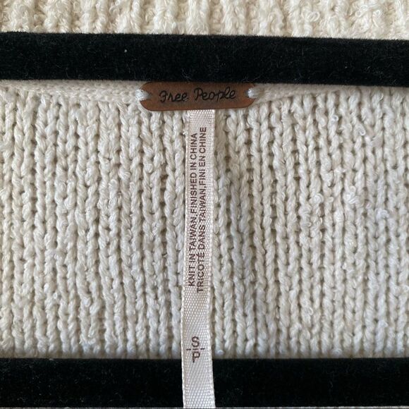 Free People-Stripe Oversized Knit Cardigan (Small) - Picture 13 of 13